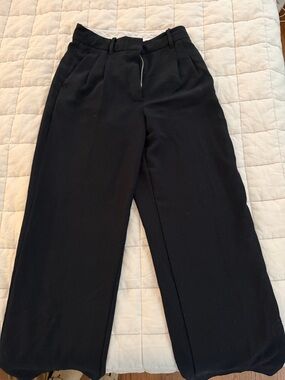 Wilfred Black Tailored Wide Leg Trousers